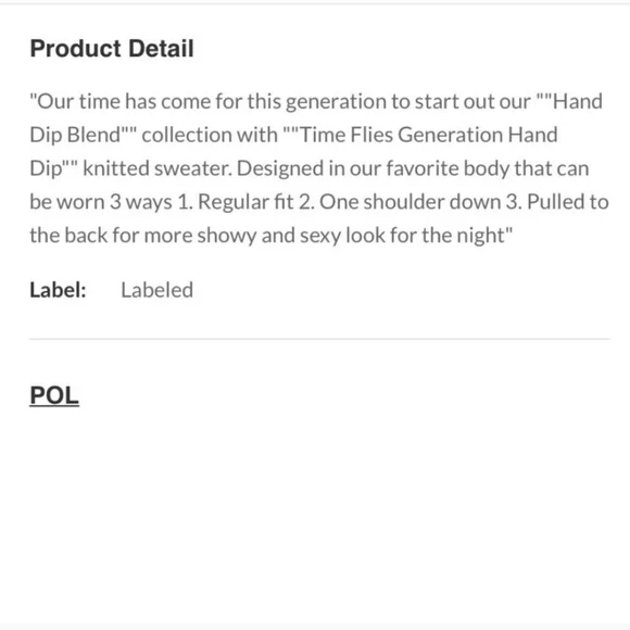 POL Dip-dyed Knitted Sweater - Picture 7 of 9